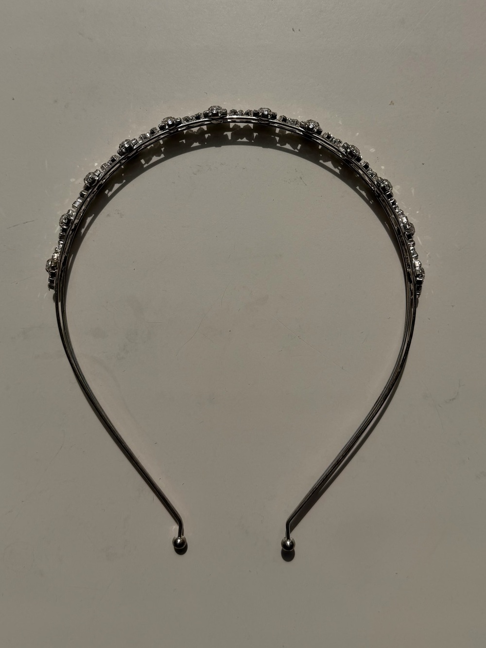 Rhinestone Crystal Tiara Headband - Bridal/Prom Hair Accessory